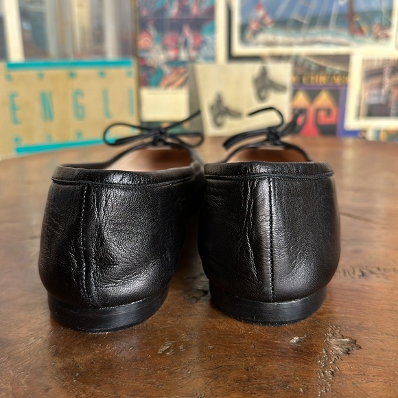 Vintage Manolo Blahnik Ballet Flats with Bows - Picture 5 of 8